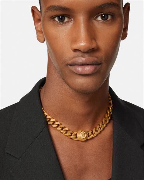 versace bracelets for men|versace necklaces men's.